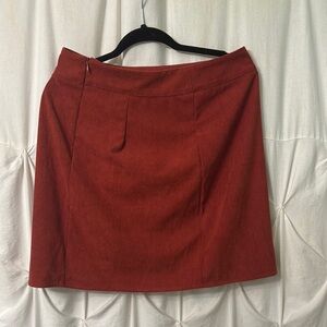 Elegant Red Women's Skirt